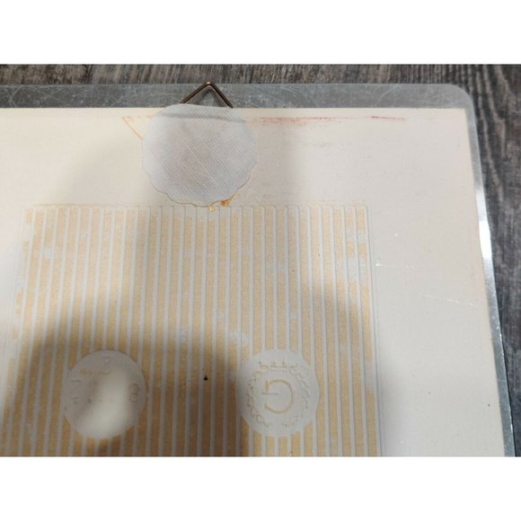 Vintage Delft Holland Apothecary Pharmacy Tiles Trivet Burroughs Blue & White 6" - Picture 4 of 7